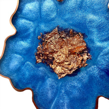 Load image into Gallery viewer, Flower Coaster - French Blue