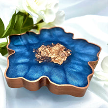 Load image into Gallery viewer, Flower Coaster - French Blue