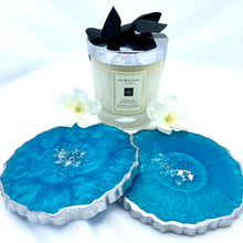 Load image into Gallery viewer, XL Luxury Display Stand / Coaster - Dreamy Turquoise