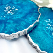 Load image into Gallery viewer, XL Luxury Display Stand / Coaster - Dreamy Turquoise