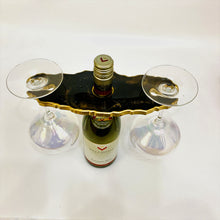 Load image into Gallery viewer, Luxury Wine Butler - Black and Gold