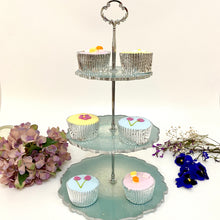 Load image into Gallery viewer, Three-Tiered Cake Stand - Ice Blue