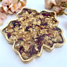 Load image into Gallery viewer, Flower Coaster - Red Rose Petals