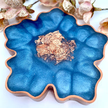 Load image into Gallery viewer, Flower Coaster - French Blue