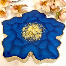 Load image into Gallery viewer, Flower Coaster - Sapphire Blue