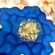 Load image into Gallery viewer, Flower Coaster - Sapphire Blue