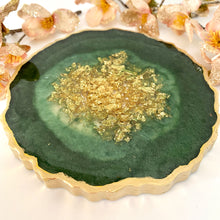 Load image into Gallery viewer, XL Luxury Display Stand / Coaster - Dark and Light Green