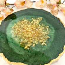 Load image into Gallery viewer, XL Luxury Display Stand / Coaster - Dark and Light Green