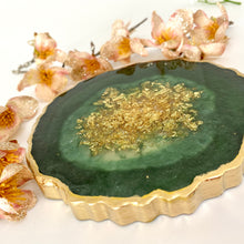 Load image into Gallery viewer, XL Luxury Display Stand / Coaster - Dark and Light Green