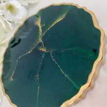 Load image into Gallery viewer, XL Luxury Display Stand / Coaster - Emerald Green