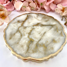 Load image into Gallery viewer, XL Luxury Display Stand / Coaster - Cream and Gold