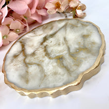 Load image into Gallery viewer, XL Luxury Display Stand / Coaster - Cream and Gold