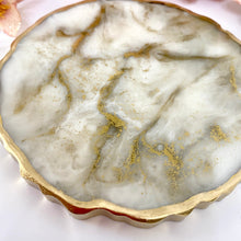 Load image into Gallery viewer, XL Luxury Display Stand / Coaster - Cream and Gold