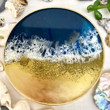 Load image into Gallery viewer, Round Coaster - Golden Sands and Sea