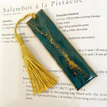 Load image into Gallery viewer, Bookmark - Teal and Gold