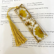 Load image into Gallery viewer, Bookmark - Real Pressed Yellow Daisies