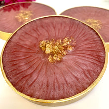Load image into Gallery viewer, Round Coaster - Rose Pink