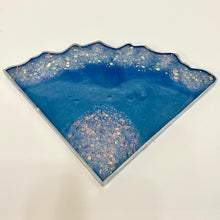 Load image into Gallery viewer, Wavy Segment Coaster - French Blue