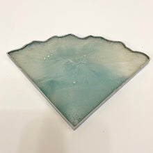 Load image into Gallery viewer, Wavy Segment Coaster - Ice Blue
