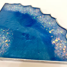 Load image into Gallery viewer, Wavy Segment Coaster - French Blue