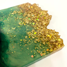 Load image into Gallery viewer, Wave-Shaped Coaster - Shades of Green