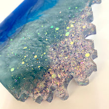 Load image into Gallery viewer, Wave-Shaped Coaster - Shades of Blue