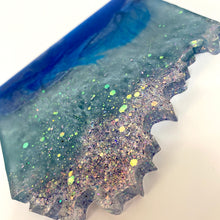 Load image into Gallery viewer, Wave-Shaped Coaster - Shades of Blue