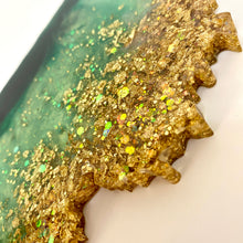 Load image into Gallery viewer, Wave-Shaped Coaster - Shades of Green