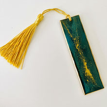 Load image into Gallery viewer, Bookmark - Teal and Gold