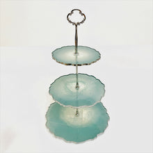 Load image into Gallery viewer, Three-Tiered Cake Stand - Ice Blue
