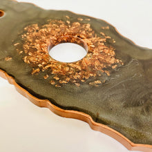 Load image into Gallery viewer, Luxury Wine Butler - Caramel Brown with Rose Gold
