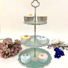 Load image into Gallery viewer, Three-Tiered Cake Stand - Ice Blue
