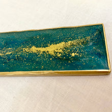 Load image into Gallery viewer, Bookmark - Teal and Gold
