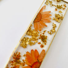 Load image into Gallery viewer, Bookmark - Real Pressed Orange Daisies

