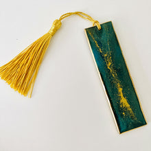 Load image into Gallery viewer, Bookmark - Teal and Gold
